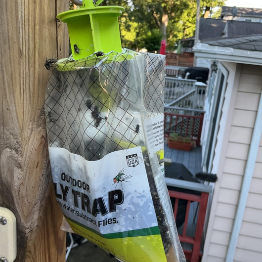 FlyDrop 6 Pack - Outdoor Disposable Hanging Fly Traps