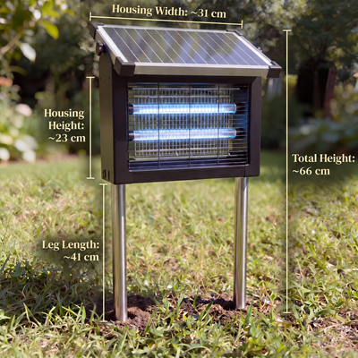 GroundGuard Sentinel — Solar Bug Zapper